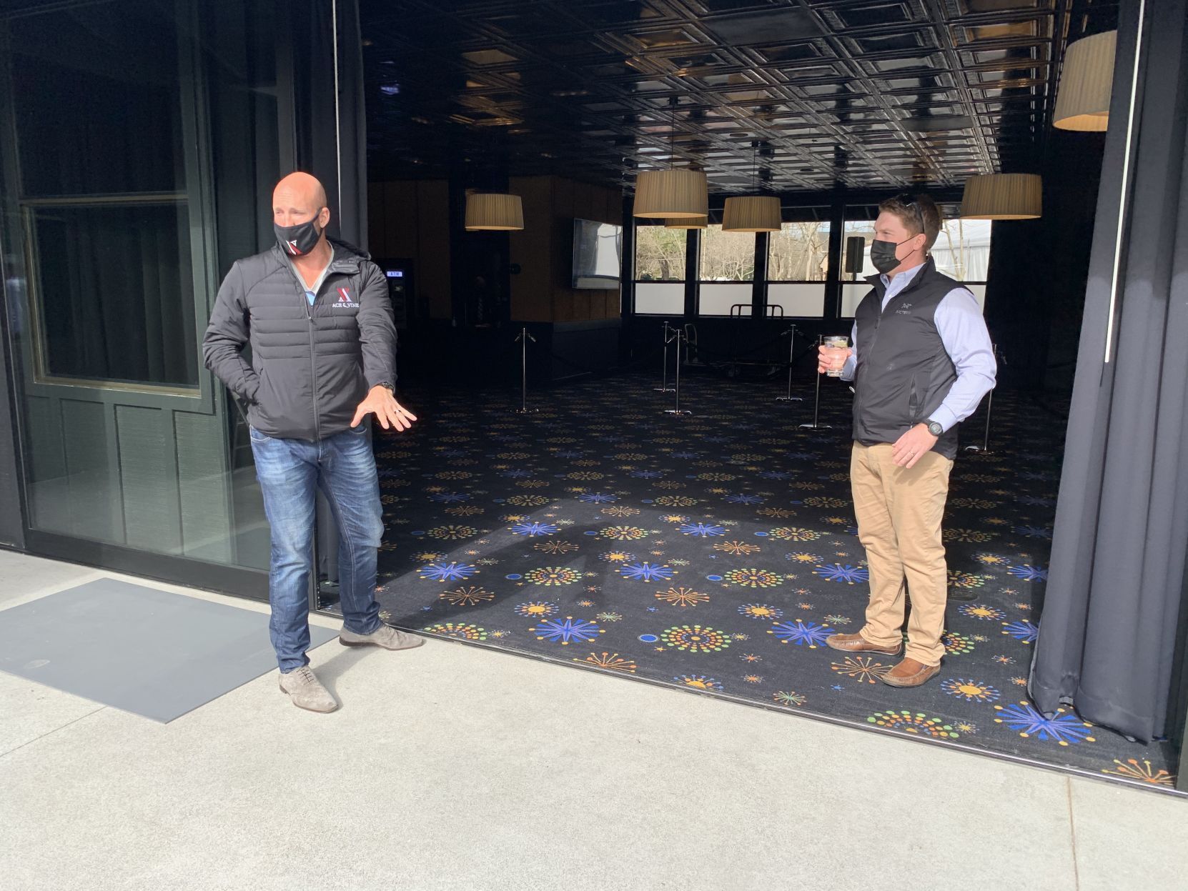 Mike LeBlanc and Gabe Pattee of Ace & Vine, a new Napa card room